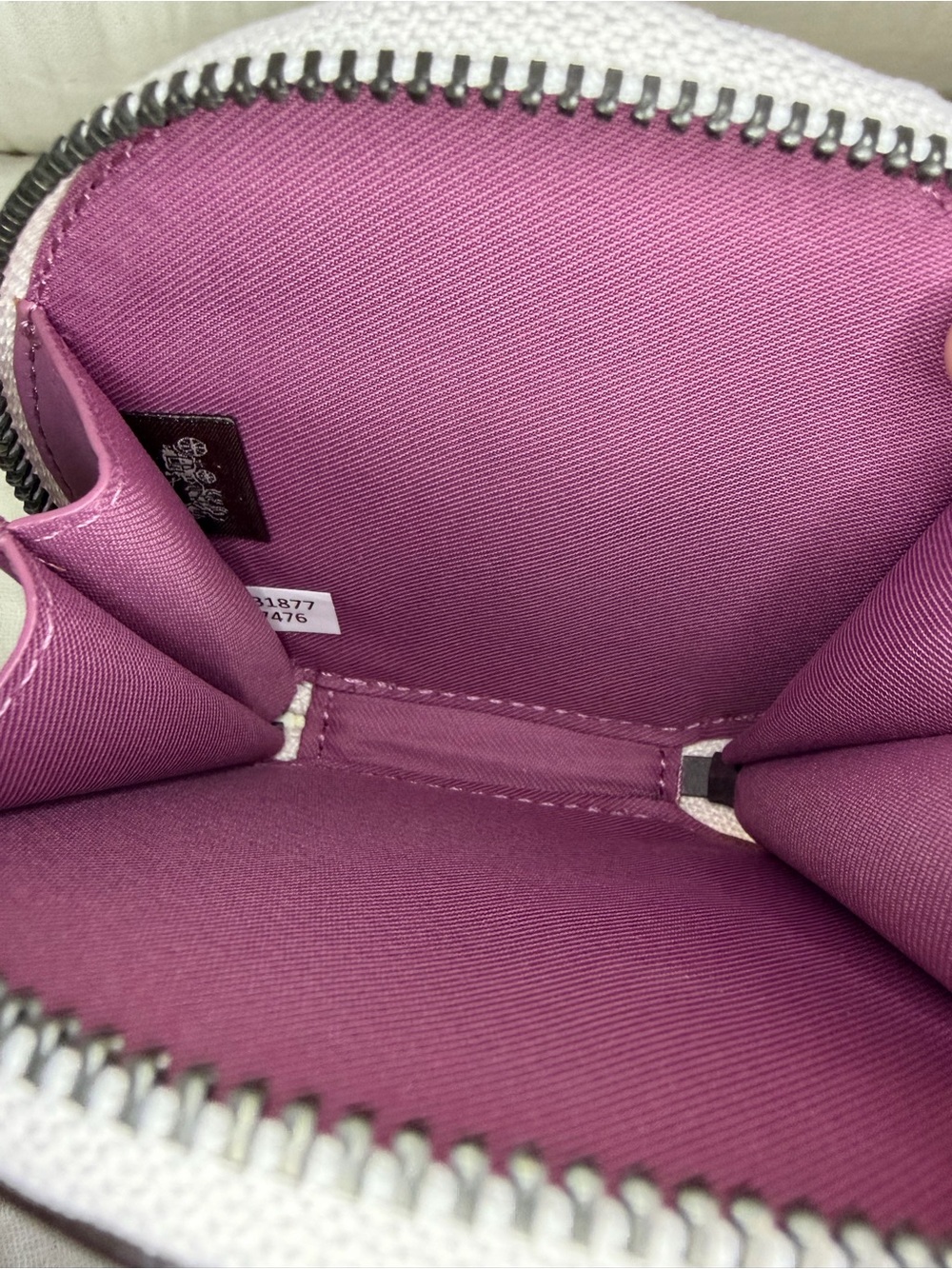 Coach Sharky Round Coin Purse - Picture 9 of 11